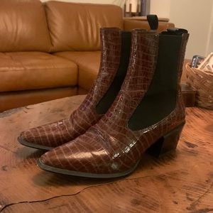 Vagabond croc booties